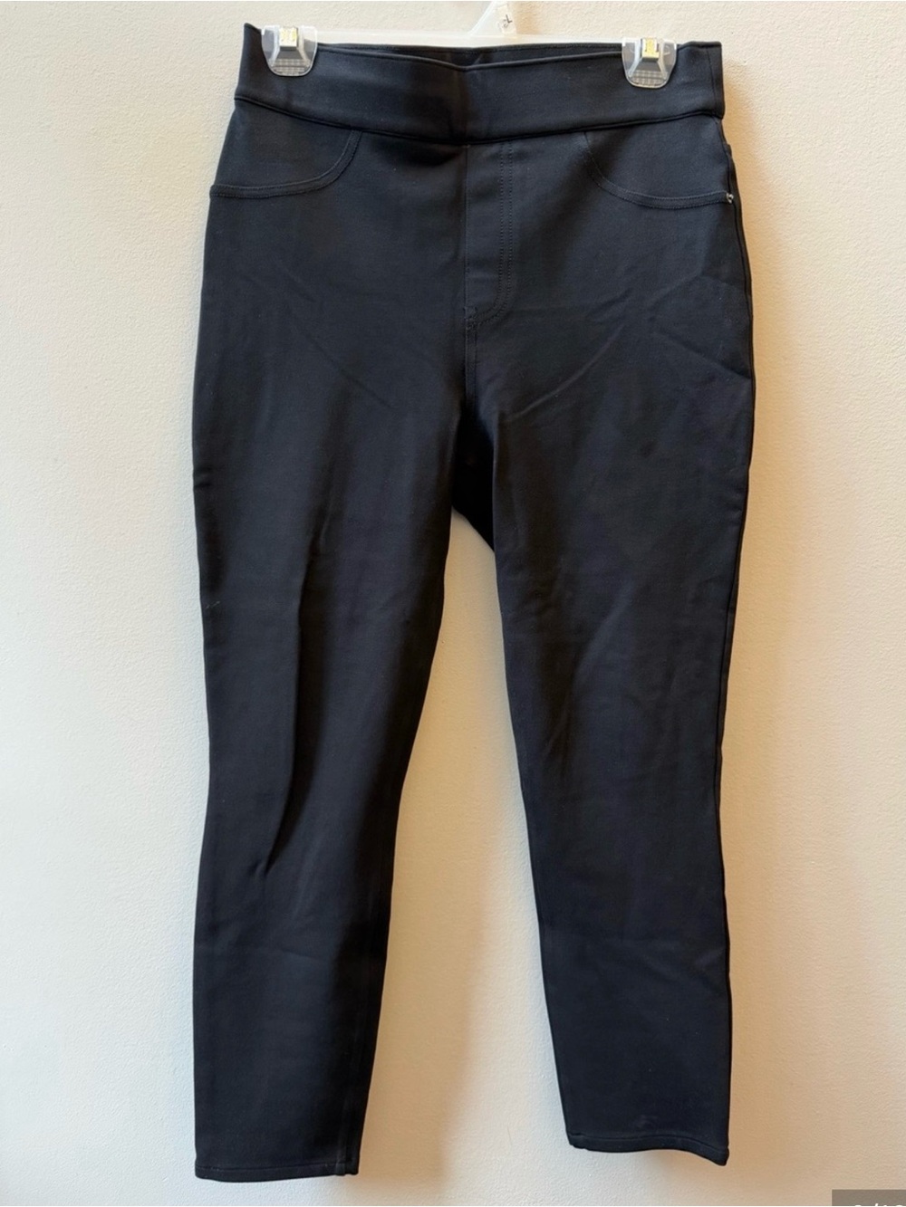 SPANX Charcoal Gray Ponte Knit Pull on Pant